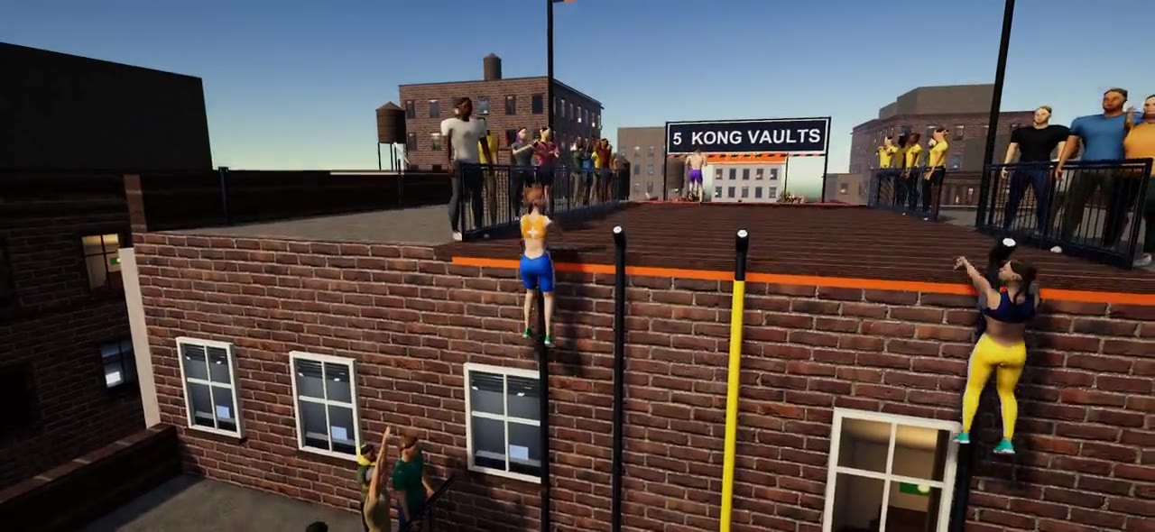 City Parkour level 3, Roof District, second view